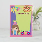 Merci de partie de pizza de fille (Debout devant)
