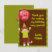 Merci de partie de singe de chaussette (Devant / Derrière)