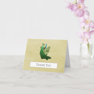 Merci de Peacock Carte jaune