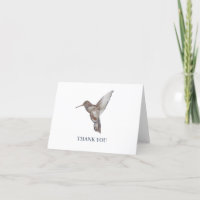 Merci de peinture sur colibri personnalisé