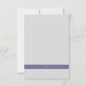 Merci de perte de souvenir de lavande (Dos)