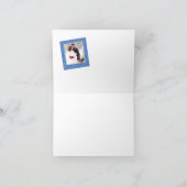 Merci de photo de mariage de bonhomme de neige (Intérieur)