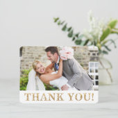 MERCİ DE PHOTO texte pailleté or mariage mignon (Debout devant)