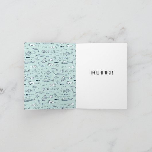 Merci de poisson bleu (Intérieur)