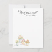 Merci de pots de fleurs d'aquarelle (Devant)