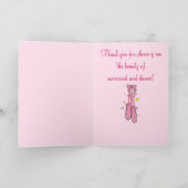 Merci de professeur de danse avec chaussures de ba (Intérieur)