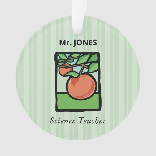 Merci de professeur de sciences, Apple (devant)