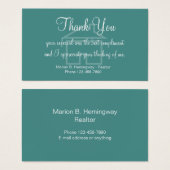 Merci de référence immobilier (Devant & derrière)