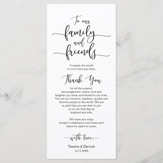 Merci de réglage de la place mariage, carte de pol (Devant)