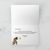 Merci de retraite des pompiers noirs et jaunes (Intérieur)