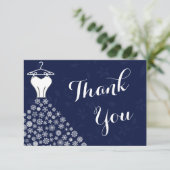 Merci de robe de mariage de flocons de neige de (Debout devant)