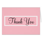 Merci de roses roses mariages (Devant horizontal)