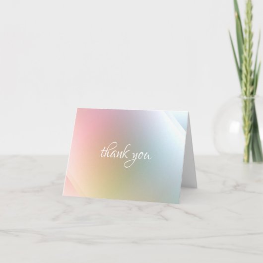 Merci de script Abstrait moderne Modèle coloré (Devant)