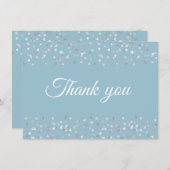 Merci de script Confetti Coeurs Argent (Devant / Derrière)