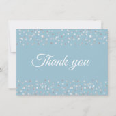 Merci de script Confetti Coeurs Argent (Devant)