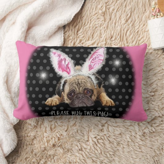 Merci de serrer ce coussin de carlin Lumbar. (Couverture)