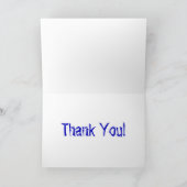 Merci de silhouette de requin de bleu de cobalt et (Intérieur)