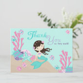 Merci de sirène de brune (Debout devant)