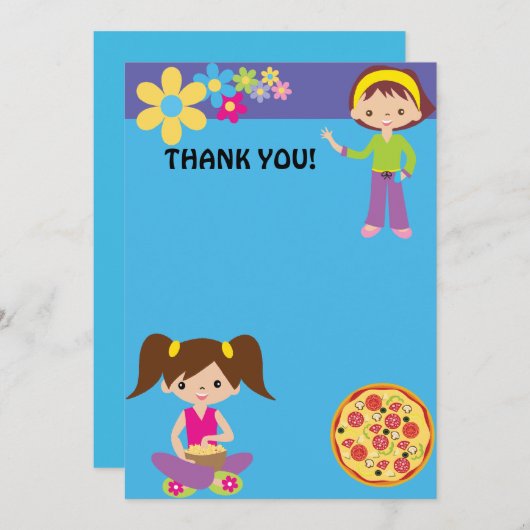 Merci de soirée pyjamas (Devant / Derrière)