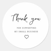 merci de soutenir mes petites entreprises, Sticker (Devant)