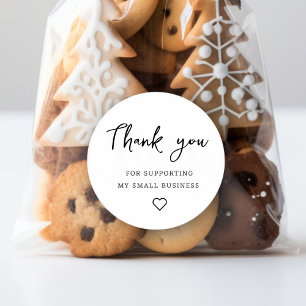 merci de soutenir mes petites entreprises, Sticker