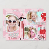 Merci de sucrerie de coton de marcheur d'échasse (Devant / Derrière)