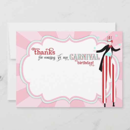 Merci de sucrerie de coton de marcheur d'échasse (Dos)