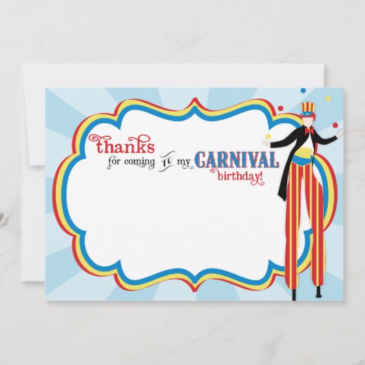 Merci de sucrerie de coton de marcheur d'échasse (Dos)