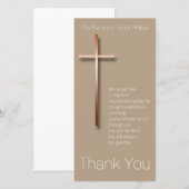 Merci de symboles croisés en cuivre Choisir la cou (Devant / Derrière)