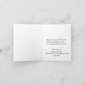 Merci de sympathie de la famille (Intérieur)