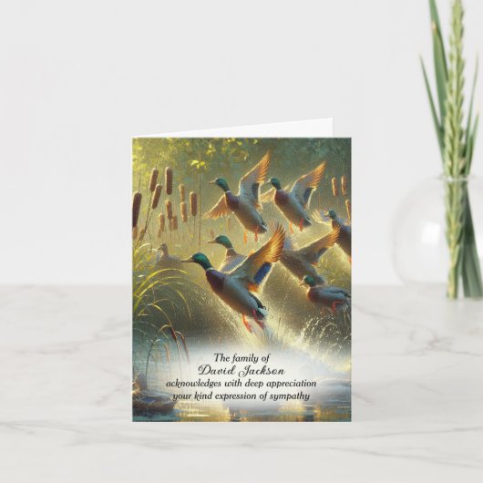 Merci de sympathie des canards de Mallard (Devant)