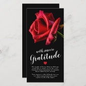 Merci de sympathie | Funérailles de Red Rose (Devant / Derrière)