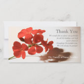 Merci de sypathie Geranium 2 assorti (Devant)