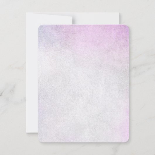 Merci de table de réception Lavender Grey (Dos)