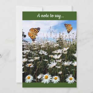 Merci de texte personnalisé Daisy Meadow