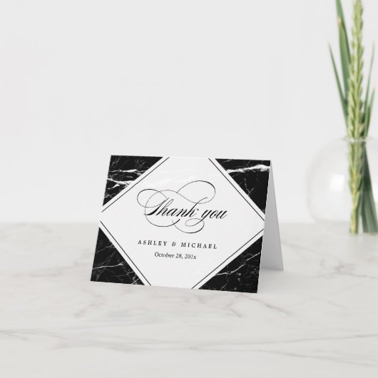 Merci de texture moderne en marbre noir (Devant)