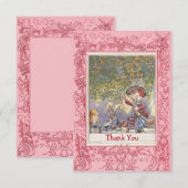 Merci de thé du pays des merveilles du chapelier (Devant / Derrière)