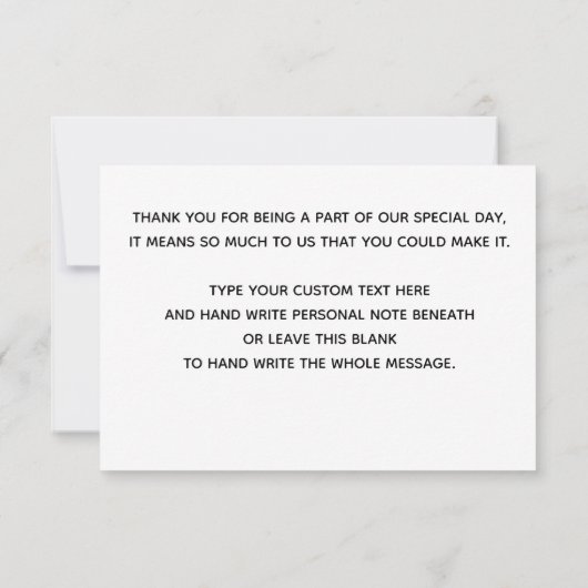 Merci de thème de voyage de menthe de corail (Dos)