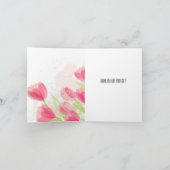 Merci de tulipes roses (Intérieur)