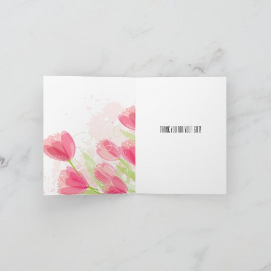 Merci de tulipes roses (Intérieur)