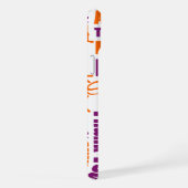 Merci de typographie multilingue violet orange (Côté droit)