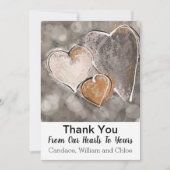 Merci De Us Bokeh Hearts Occasions Card (Devant)
