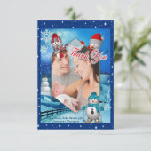 Merci de vacances hivernales neige (Debout devant)