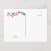 Merci de vacances pour votre carte postale/carte p (Dos)