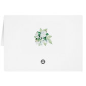 Merci de verdure géométrique or (Dos Horizontal)