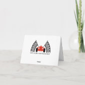 Merci de voiture de course automobile ou note blan (Dos)