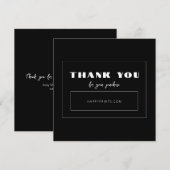Merci de votre achat Entreprise modifiable (Devant / Derrière)