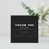 Merci de votre achat Entreprise modifiable (Debout devant)