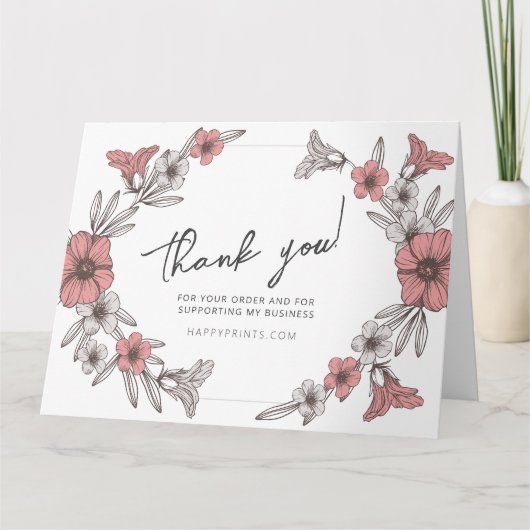 Merci de votre achat Entreprise modifiable (Devant)