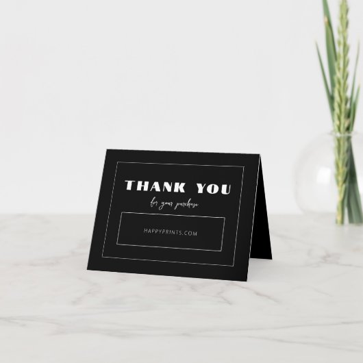 Merci de votre achat Entreprise modifiable (Devant)
